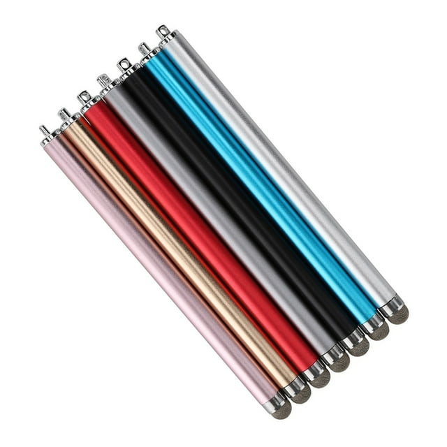 Langgg 7 Pieces Touch Screen Pen Portable Solid Color Universal 8mm Tablet Learning Machine Teaching Pens Tool Accessories