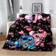 thumbnail image 3 of Manta de franela con patrón de puntadas de Disney, manta de forro polar, regalo para niños y adultos, sofá, ropa de cama, regalos para niños, 3 of 5