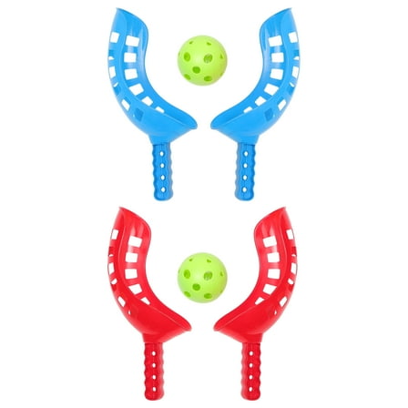 BESTSKY Catch Game Balls Toys Kids Set Outdoor Throw Docking Sports Scoop Poptoss Launcher Shooter Click Pass Paddle