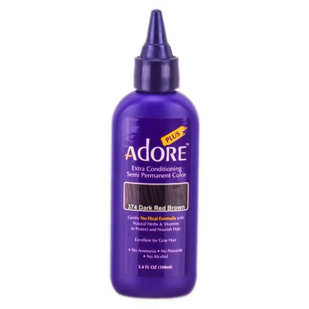 Adore Plus Semi Permanent Color Color 348 Dark Plum Brown