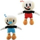 thumbnail image 3 of Juego de anime Cuphead Mugman muñecos de peluche Mecup y Brocup miembros de la familia legendario cáliz rey dados fantasma diablo jefe figura conjunto 2 piezas, 3 of 7