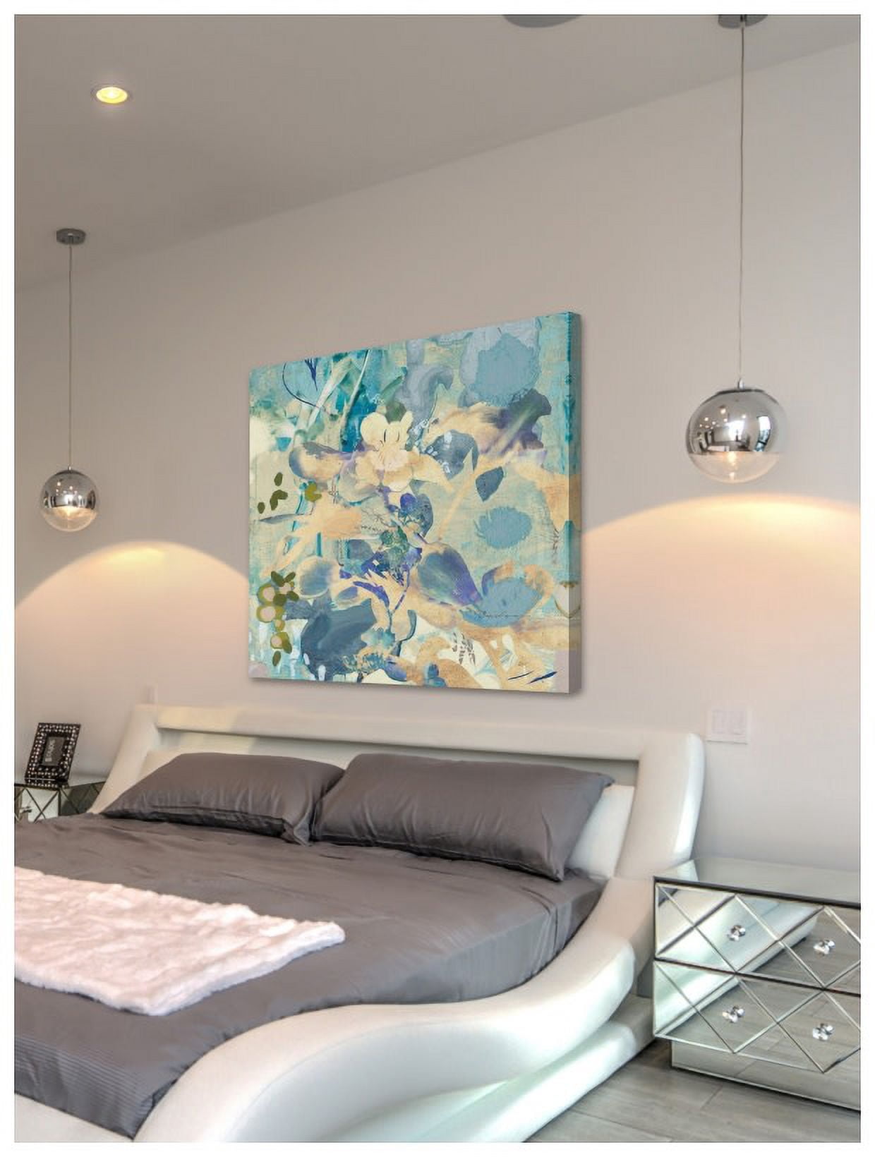 "Entwine with Orchids" Painting Print on Wrapped Canvas