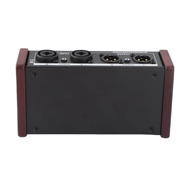 Controlador de monitor Pasivo, Controlador de Volumen Estéreo Pasivo Ruta de Señal Pura Xlr E Interfaz de 3.5 mm Para laptop