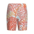 thumbnail image 5 of Naloa Corals Men's Short Pajama Pants, Lounge Comfort Shorts with Elasticized Waistband and Side Pockets - Large, 5 of 9
