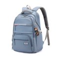 thumbnail image 1 of Mochila escolar sencilla para niñas, estudiantes de secundaria, mochila de gran capacidad, nueva mochila informal ligera para estudiantes de secundaria, mochila para niñas del campus, 1 of 6