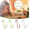 thumbnail image 4 of 50 PCS Ornament Hooks - Sturdy Metal Christmas Tree Hangers for Securely Displaying Xmas Ball Ornaments & Decor, 4 of 5