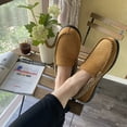 thumbnail image 5 of VONMAY Men's Moccasin Slippers Fuzzy House Shoes with Whipstitch Indoor Outdoor, 5 of 6