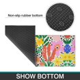 thumbnail image 6 of Pioneer Flower Floral Print Pattern Kitchen Rugs Sets Of 2,Anti Fatigue Kitchen Mat Rugs Non Slip Washable,Decorative Kitchen Floor Mats for Kitchen,Sink,Laundry,17"x30"+17"x47", 6 of 7