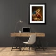 thumbnail image 4 of Francesco Trevisani 19x24 Black Modern Framed Museum Art Print Titled - The&nbsp;Virgin and Child with the Infant Saint John the Baptist, 4 of 5