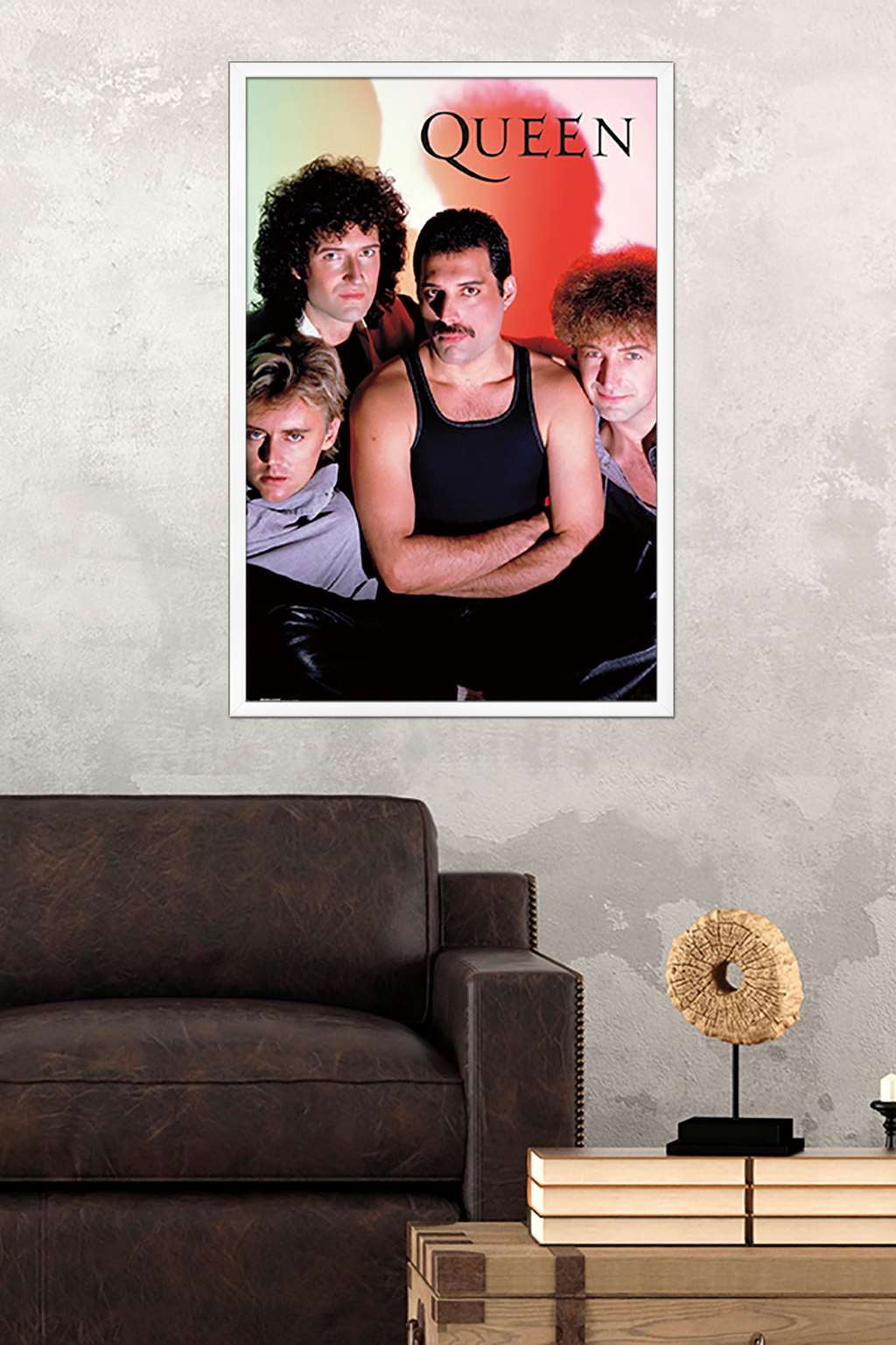 Queen - In Concert Wall Poster, 22.375" x 34", Framed