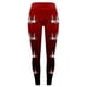 thumbnail image 3 of MKLEKYY Leggings para mujer, leggings de entrenamiento, leggings con estampado navideño, pantalones de bloques de color, leggings suaves y elásticos. 4892, 3 of 4