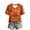 Orange, variant on Halloween Tshirts Women Short Sleeve V Neck Casual Howdy Fall Pumpkin Graphic T Shirt Halloween Tops