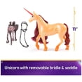 thumbnail image 2 of Toy Unicorn Academy Cinder con 2 accesorios de equitación, 28 cm, 2 of 9