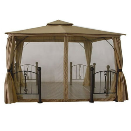 12' x 12' Gazebo With Privacy Screen