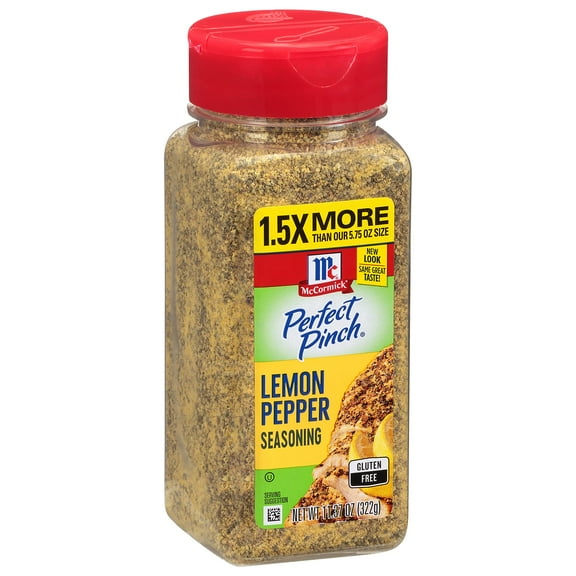 Mccormick Perfect Pinch Seasoning Lemon & Pepper 11.37 oz Package May Vary