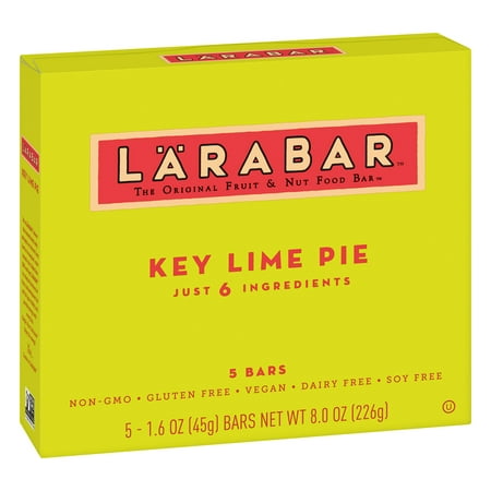(4 pack) Larabar Gluten Free Key Lime Pie Bars 5 ct Box, 8