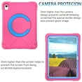 thumbnail image 2 of TECH CIRCLiPad 10th Generation Case A2696 A2757 A2777,Heavy Duty Shockproof Cover with Rotating Handle Grip Stable Kickstand Girls Kids Protective Tablet Cover for iPad 10th Gen 10.9" 2022,Rose/Blue, 2 of 7