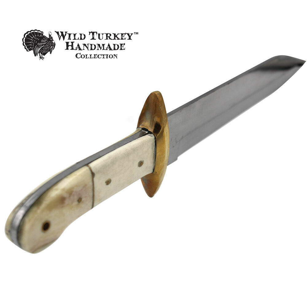 Wild Turkey Handmade Collection 17.25" Fixed Blade Hunting Knife