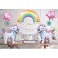 thumbnail image 5 of Set de globos DANIUBE unicornio arcoíris número 3 estrella, 5 of 5