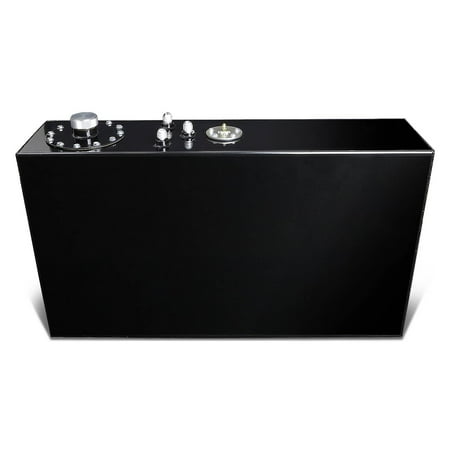- For 17-Gallon Top-Feed Slim Aluminum Fuel Cell Gas Tank w/Level Sender & Cap (Black)