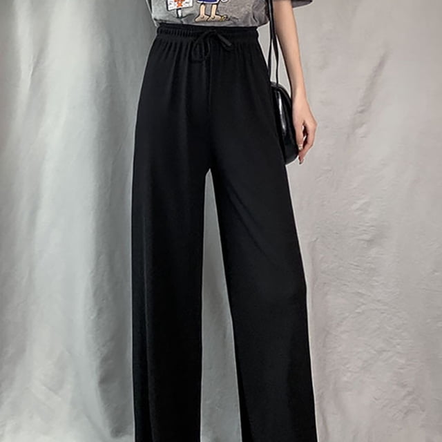 Long Trousers,Women Wide Leg Pants Long Pants Straight Leg Pants Extended Durability