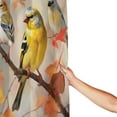 thumbnail image 4 of Sunyuer Fall Maple Leaves Bird Shower Curtain for Bathroom, Waterproof Polyester Fabric Bath Curtain 72 x 72 Inch with 12 Plastic Hooks, 4 of 8