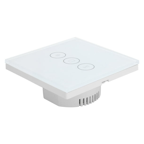 Interruptor De Persiana Enrollable, Interruptor De Cortina Wifi, Interruptor De Pared Inteligente, Enchufe Europeo, Vidrio Templado Y PC 110-240V Para Cerrajero Para El Hogar
