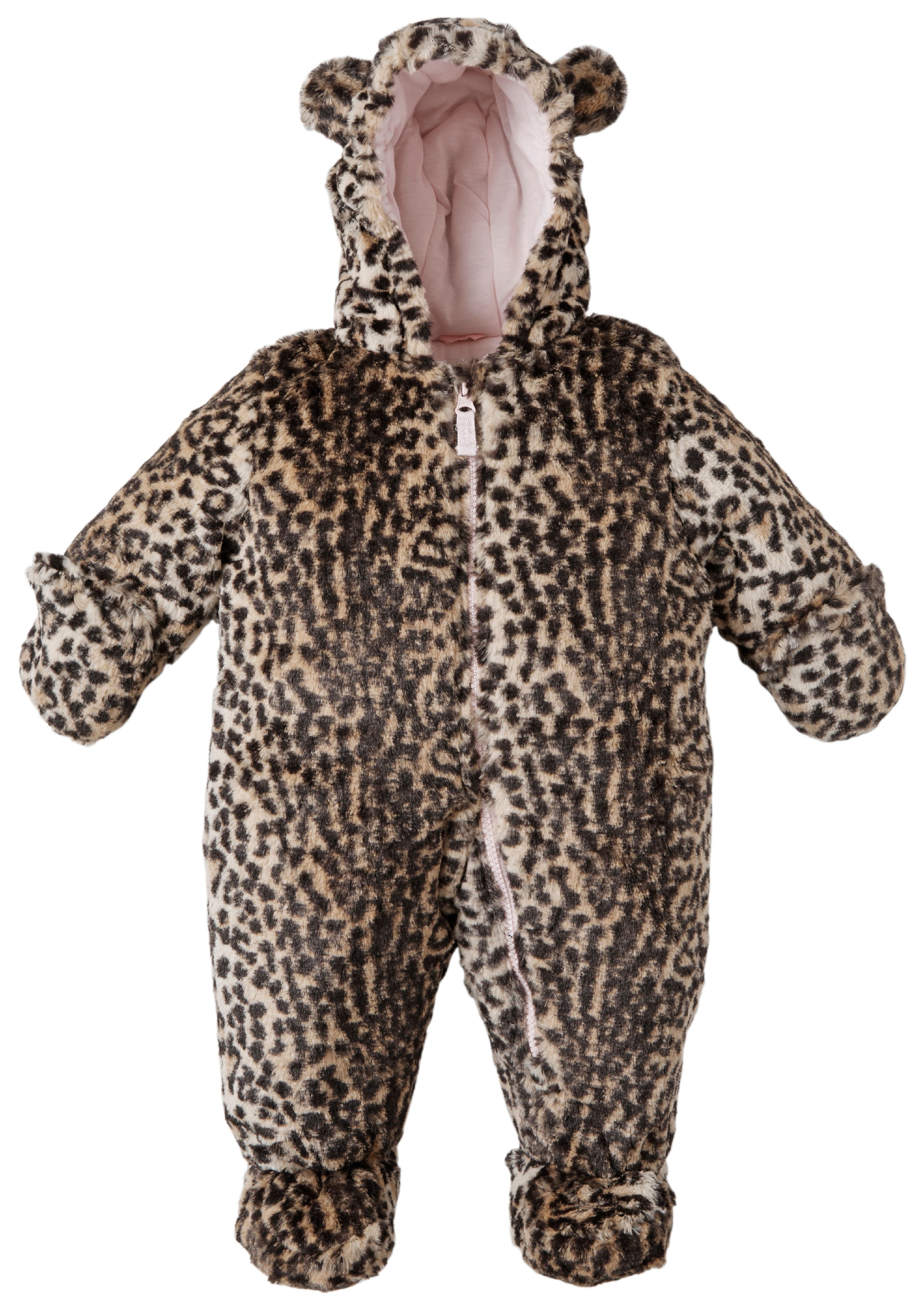 Carters Baby Girls Ultra Plush Furry and Fleece Warm Winter Snowsuit Bunting