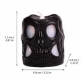 thumbnail image 2 of Halloween Night Light with Candle Skeleton Design, Spooky Halloween Decor for Indoor Mantel and Desk, Small Decorative Lamp for Party Favors and Home Decor Gifts, 2 of 5