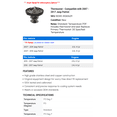 thumbnail image 2 of Thermostat - Compatible with 2007 - 2017 Jeep Patriot 2008 2009 2010 2011 2012 2013 2014 2015 2016, 2 of 2