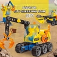 thumbnail image 2 of 6-in-1 STEM Building Blocks Set for Kids Ages 5+, 117PCS DIY Construction Toys with ABS Material, Educational Learning Kit to Enhance Logical Thinking & Creativity, Family Interactive Assembly Toys, 2 of 6