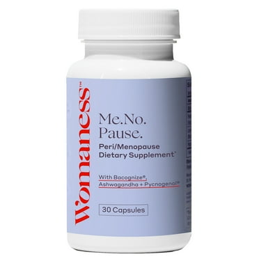 Womaness Menopause & Perimenopause Supplement for Women, Hot Flash, Night Sweats, Memory, Mood & Vaginal Dryness, Hormone & Estrogen-Free, 30 Capsules