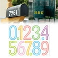 thumbnail image 2 of 1 Pc Reflective Mailbox Numbers for Outside, 0-9 Reflective Number Stickers,Waterproof Strong Self Adhesive for Mailbox Address Trash Bin Hard Hat, 4 Inch, Rose Gold, 2 of 9