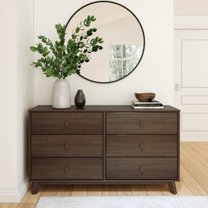 Plank Beam Classic 6-Drawer Dresser, Walnut