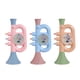 thumbnail image 1 of KAKOWELY 3 piezas de divertidos juguetes de trompeta de plástico, juguetes de cuerno para niños, juguetes de trompeta, juguete musical, 1 of 4