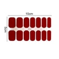 thumbnail image 6 of SmartBy 1 Sheet Gel Nail Strip UV Free Easy Apply Remove Self-adhesive Nail Sticker Long Lasting Waterproof Quality Glitter Solid Color Decorative Nail Wrap, 6 of 7