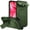 Green, variant on For Google Pixel 8A Rugged Phone Case,With Invisible Kickstand,Compatible with Mag-Safe,With Camera Lens Cover,Shockproof Anti-Scratch Drop Protection Durable Heavy Duty Phone Case,Pink