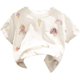 thumbnail image 3 of TBUIALL Ropa de verano para niñas, camiseta de manga corta con estampado de flores de arcoíris, cuello redondo fino, manga corta para niños pequeños, 3 of 5