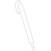 Genuine OE Nissan Lift Cylinder - 90450-EL00A