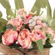 thumbnail image 4 of BRIGHTFUFU Cesta Colgante Con Flores Artificiales Multicolor Para De Interiores Sin, 4 of 7