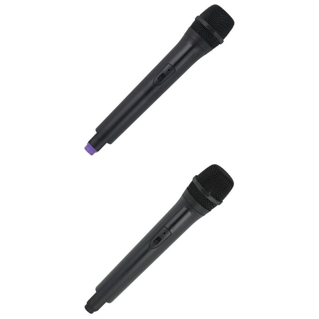 Paquete de 2 Accesorios de Micrófono Artificial de Plástico, Modelo de Micrófono, Disfraz para Y Adultos shamjiam Accesorio de micrófono