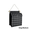 thumbnail image 2 of CNKOO Storage Bag Waterproof Bathroom Holders Package Multi-function Pockets Hang Paper Clothes Holder Underwear Sorting Black Grid Medium-sized, 2 of 7