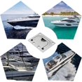 thumbnail image 4 of Escotillas empotradas para barcos, manija marina de acero inoxidable, manija empotrada para tirar con 4 tornillos, 4 of 5