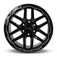 thumbnail image 2 of RTX Volcano 18x9.5 6x139.1 ET-10 CB106.1 Gloss Black Milled Edge Wheel, 2 of 3