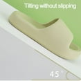 thumbnail image 3 of Slides for Women Men Pillow Slippers Non-Slip Bathroom Shower Sandals Soft Thick Sole Indoor and Outdoor Slides(green) - 40-41, 3 of 5