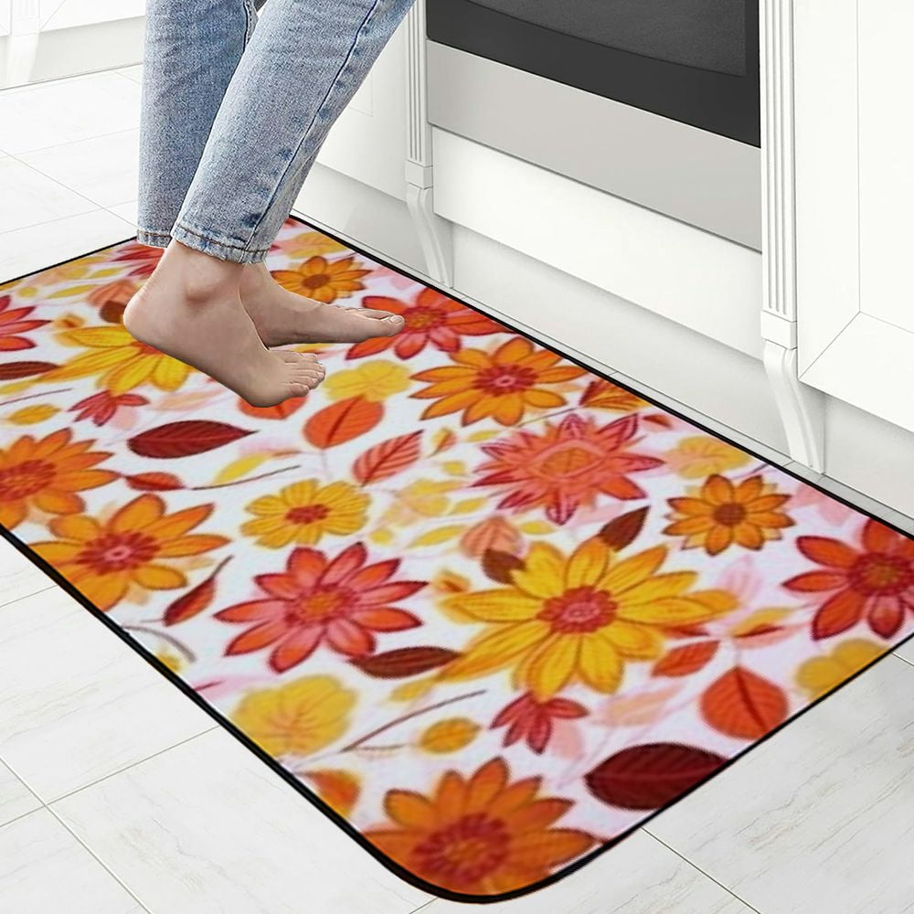 PHYHOO Decorative Door Mat, Door Mat with Non-Slip Rubber Backing, Easy Cleaning, Traps Dirt, Rug for Entry, Patio, Garage 19.68*47.24 in