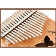 thumbnail image 4 of Mini Thumb Piano, 17-Key Kalimba, Portable Musical Instrument, Acrylic Marimba, Includes Tuning Hammer, Great Gift For Beginners And Pros, 4 of 6