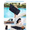 thumbnail image 5 of Beach Towel Navy Blue Black Cubes Bath Pool Towels Modern Artificial Absorbent Beach Towel Soft Large Quick Dry Lightweight Camping Travel Sports Yoga Gym Swim Towels for Adult 35x70 Inch, 5 of 9