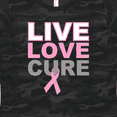 thumbnail image 4 of Inktastic Live Love Cure Breast Cancer Women's T-Shirt, 4 of 5