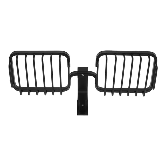 Jabonera de pared autoadhesiva de estilo vintage, color negro, para baño y ducha, con 2 jaboneras y ganchos, de aluminio, para el hogar y el baño.